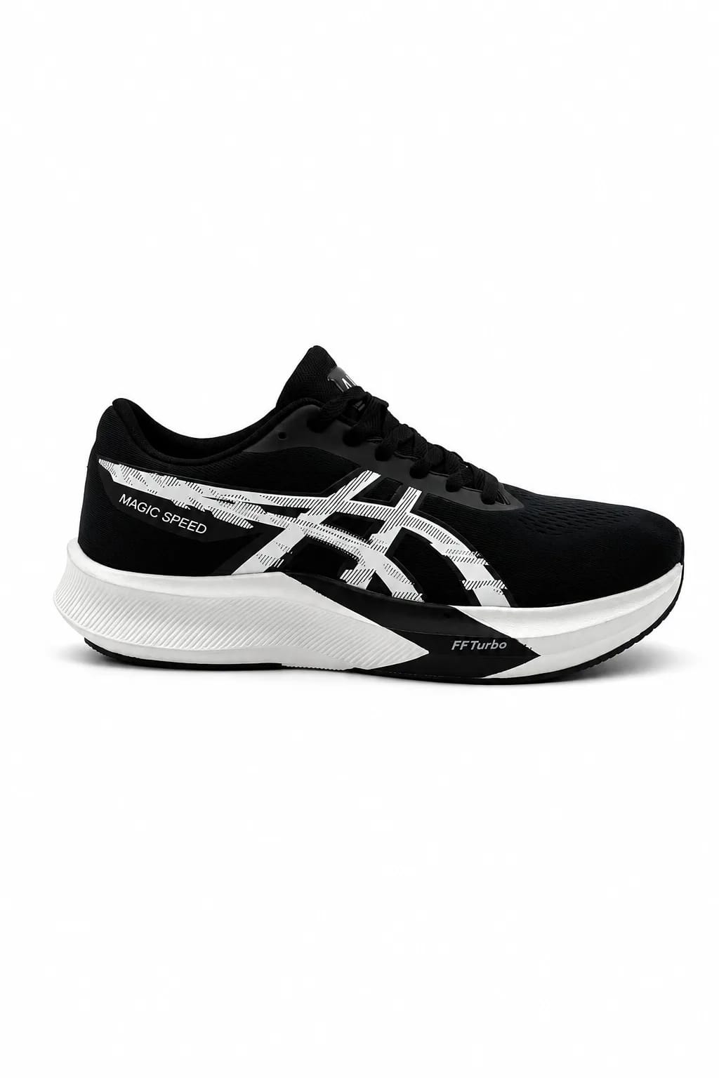 Magic Speed Black-and-White Running Shoe