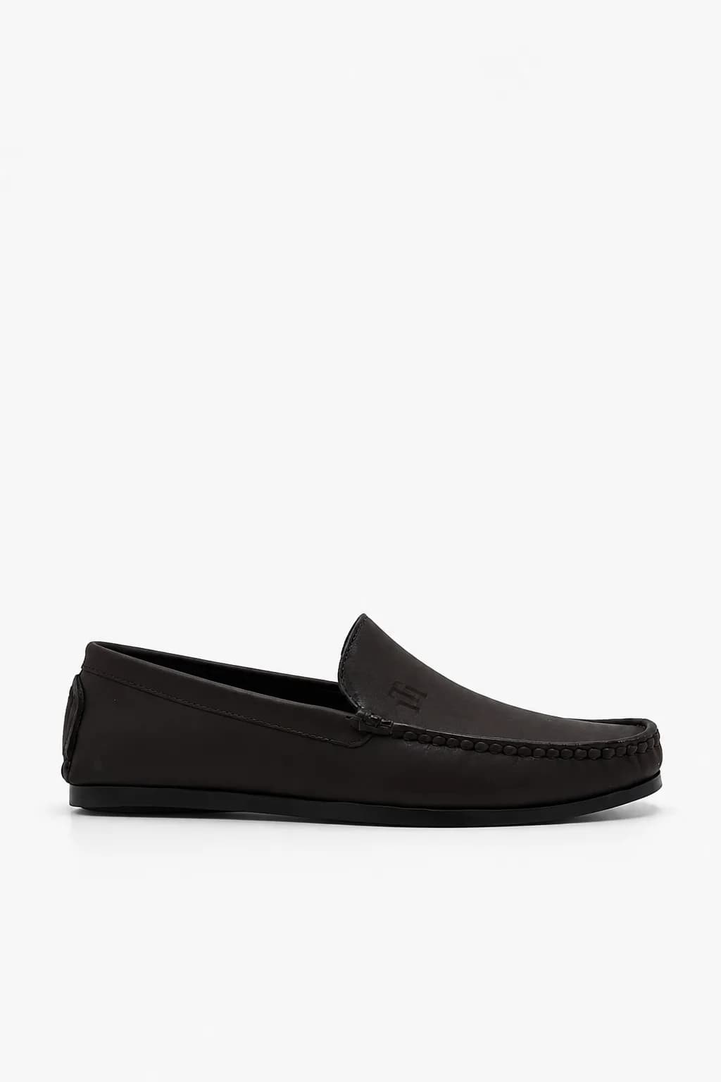 Dark Espresso Moc-Toe Slip-On Loafer