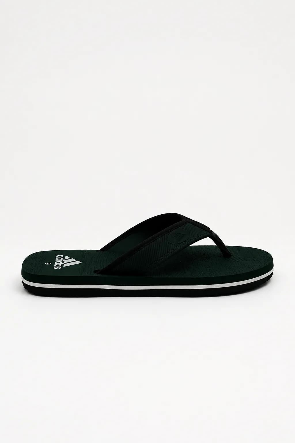 Adidas Dark Green Thong Flip-Flop