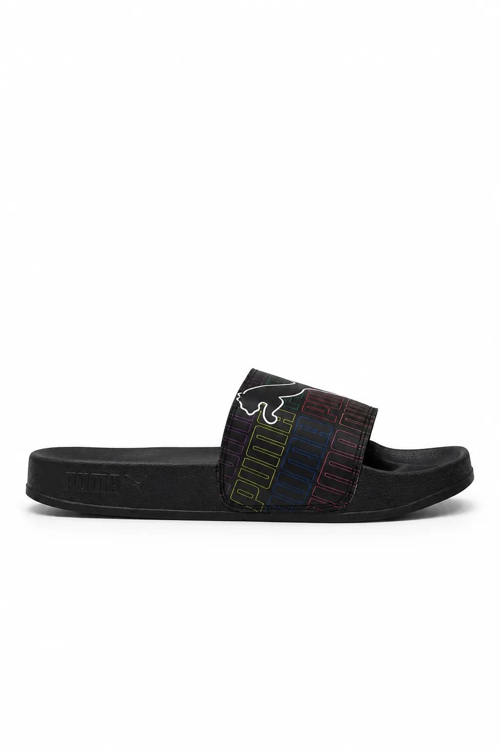 Puma Multicolor Graphic Black Slide Sandal