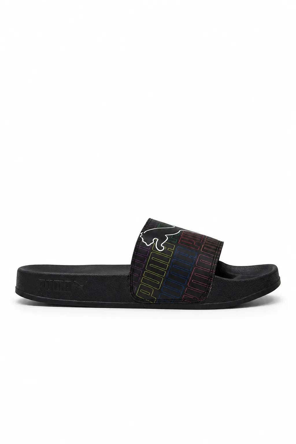 Puma Multicolor Graphic Black Slide Sandal
