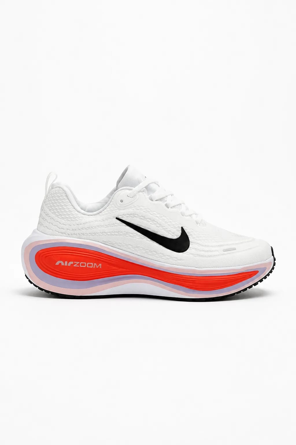 White Air Zoom Lace-Up Athletic Shoe