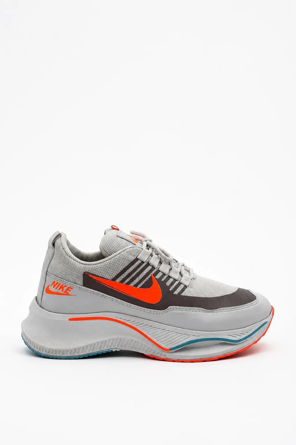 Grey Contrast Chunky Athletic Sneaker